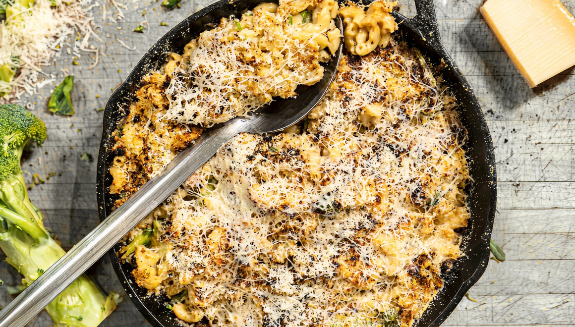 healthy broccoli mac and cheese