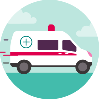 illustration of an ambulance.