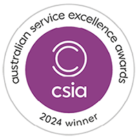 CSIA award logo.