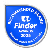 The Finder badge for the Recommended Brand 2025 award.